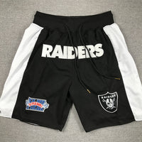 Las Vegas Raiders Black Pocket Shorts