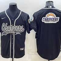Men's Los Angeles Chargers Black RFLCTV Limited Jersey1