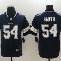 Men's Dallas Cowboys Jaylon Smith #54 Navy Game Player Jersey1