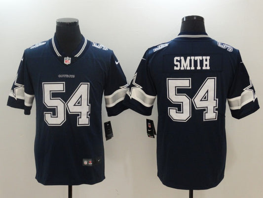 Men's Dallas Cowboys Jaylon Smith #54 Navy Game Player Jersey1