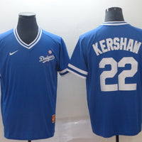 Men's Los Angeles Dodgers Clayton Kershaw #22 Blue Replica Game Jersey1