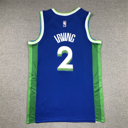 Men's Dallas Mavericks Kyrie Irving #2 Blue 2022/23 Swingman Jersey1 - City Edition