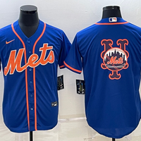 Men's New York Mets1 Royal Alternate Replica Player Jersey