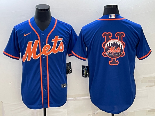 Men's New York Mets Royal Alternate Replica Player Jersey1