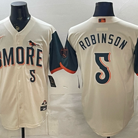Men's Baltimore Orioles Brooks Robinson #5 Cream 2026 City Connect Stadium Jersey