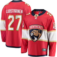 Men's Florida Panthers Eetu Luostarinen #27 Red Home Breakaway Player Jersey1