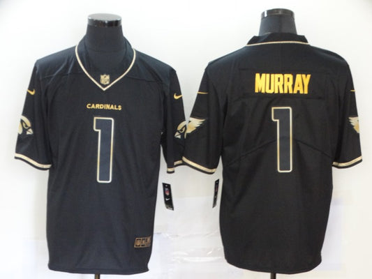 Men's Arizona Cardinals #1 Kyler Murray Black Player Game Jersey1