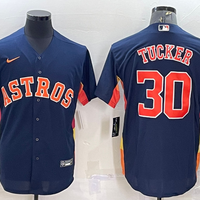 Men's Houston Astros Kyle Tucker #30 Navy Alternate Replica Player Name Jersey1