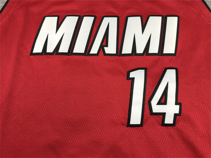 Men's Miami Heat Tyler Herro #14 Red 2022/23 Swingman Jersey1 - Statement Edition