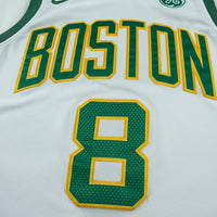 Men's Boston Celtics Kemba Walker #8 White Game Jersey1