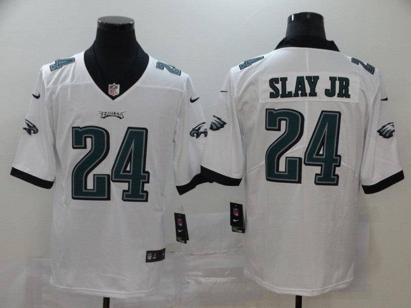 Men's Philadelphia Eagles Darius Slay Jr. #24 White Game Jersey1