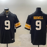 Men's Pittsburgh Steelers Chris Boswell #9 Black Alternate Game Jersey1