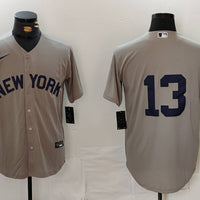 Men's New York Yankees Jazz Chisholm Jr. #13 Gray Limited Player Jersey1