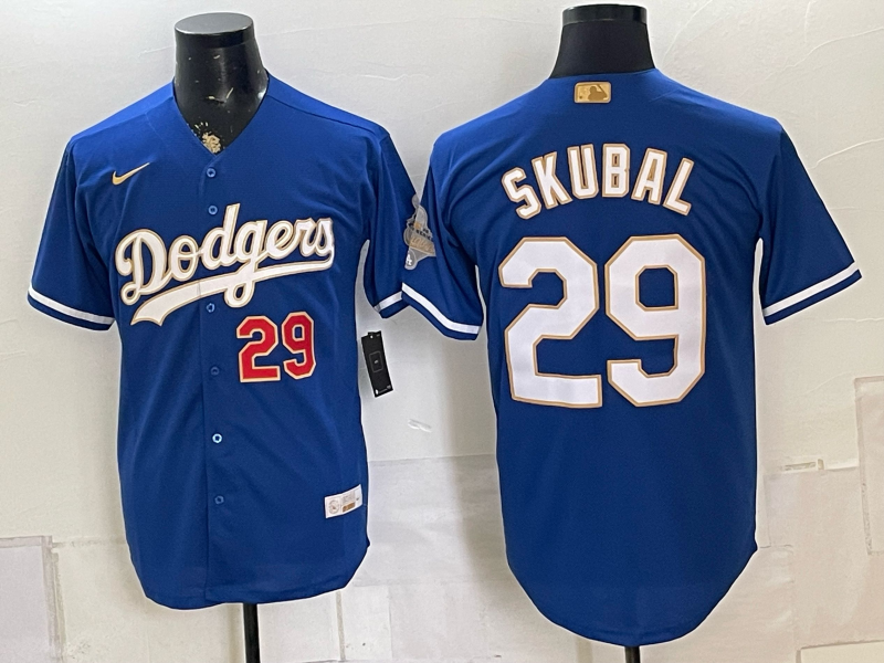 Men's Los Angeles Dodgers Tarik Skubal #29 Royal Alternate Player Jersey