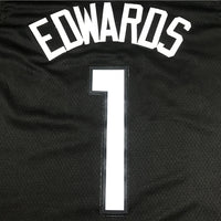 Men's Minnesota Timberwolves Anthony Edwards Black Swingman Jersey1 City Edition