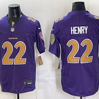 Men's Baltimore Ravens Derrick Henry #22 Purple Alternate Game Jersey