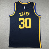 Men's Golden State Warriors Stephen Curry #30 Navy Swingman Jersey1 - Statement Edition