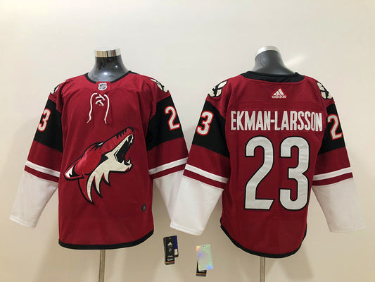 Men's Arizona Coyotes Oliver Ekman-Larsson #23 Red Breakaway Player Jersey1