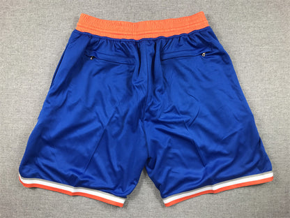 Men's New York Knicks Blue Icon Edition Pocket Shorts1
