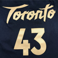 Men's Toronto Raptors Pascal Siakam Black 2020/21 Fast Break Player Jersey1