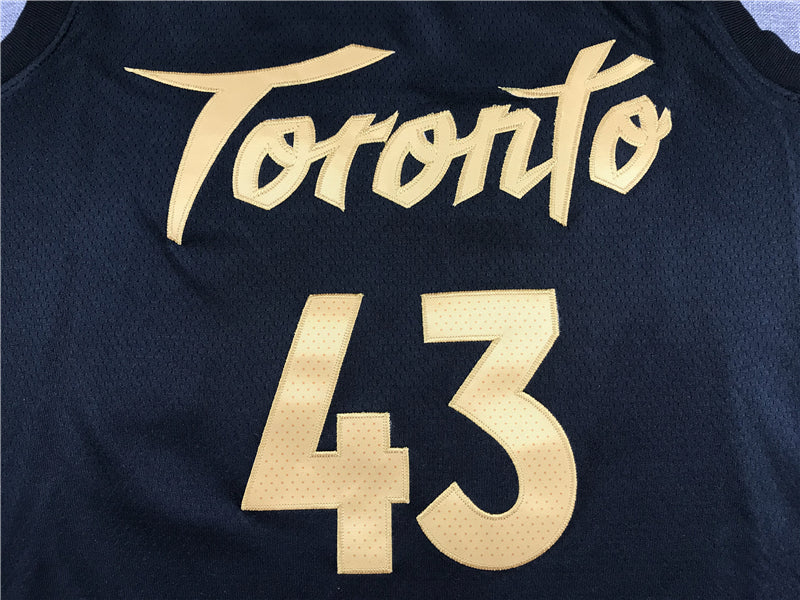 Men's Toronto Raptors Pascal Siakam Black 2020/21 Fast Break Player Jersey1