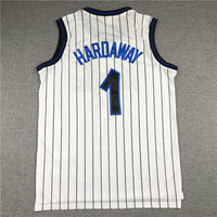 Men's Orlando Magic Penny Hardaway #1 White Hardwood Classics Swingman Jersey1