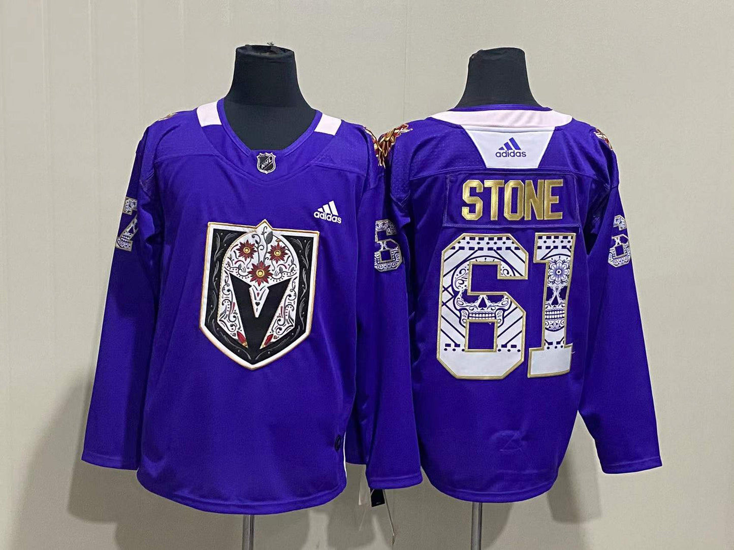 Men's Vegas Golden Knights Mark Stone #61 Blue Breakaway Player Jersey1