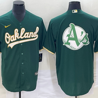Men's Oakland Athletics Kelly Green Alternate Replica Team Jersey1