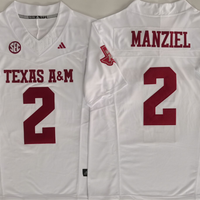 Men's Texas A&M Aggies Johnny Manziel #2 White Game Jersey
