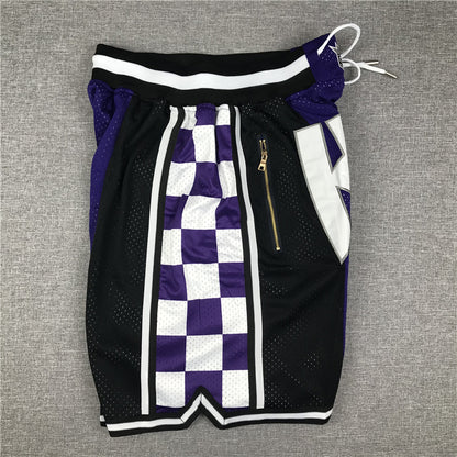 Men's Sacramento Kings Purple Basketball Shorts1
