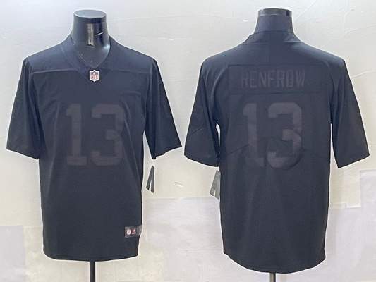 Men's Las Vegas Raiders Hunter Renfrow #13 Black Player Jersey