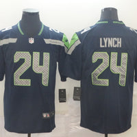 Marshawn Lynch Seattle Seahawks Navy Jersey