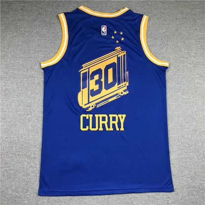 Men's Golden State Warriors Stephen Curry Blue 2020/21 Jersey1 - Classic Edition