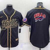 Men's Buffalo Bills Black Game Jersey1