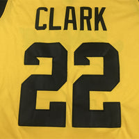 Men's Iowa Hawkeyes Caitlin Clark #22 Yellow Replica Player Jersey