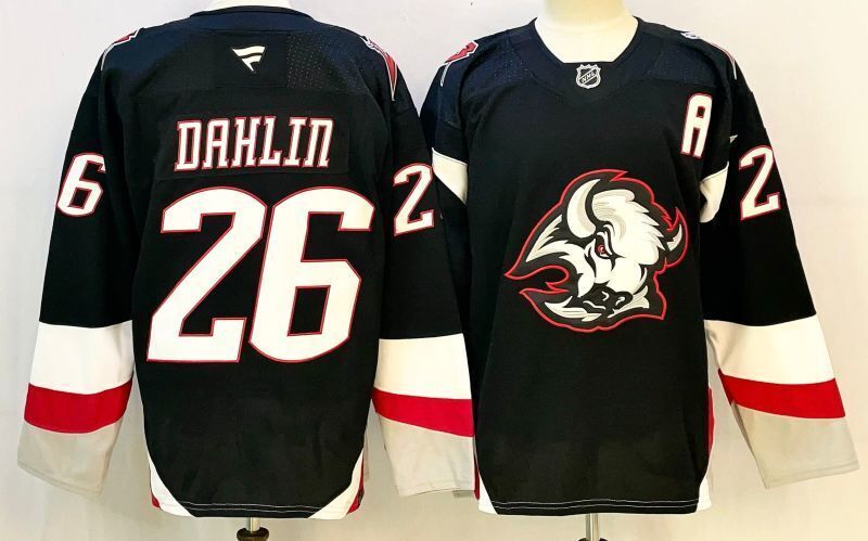 Rasmus Dahlin #26 Buffalo Sabres Black Player Jersey - JerseysFreak