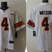 Men's Cleveland Browns Deshaun Watson #4 White 1946 Collection Alternate Vapor Limited Jersey1