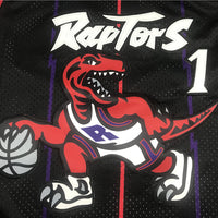 Men's Toronto Raptors Tracy McGrady 1998-99 Black Hardwood Classics Swingman Jersey1