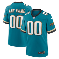 Jacksonville Jaguars Teal Custom Jersey