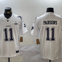 Men's Dallas Cowboys Micah Parsons #11 White Alternate Game Team Jersey1
