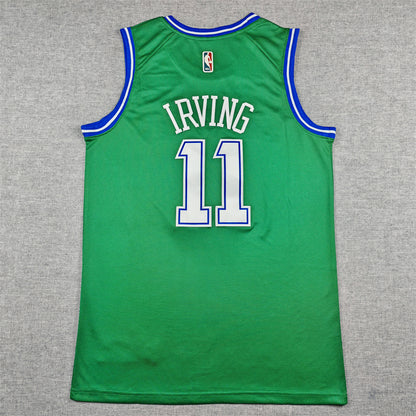 Men's Dallas Mavericks Kyrie Irving #11 Green Swingman Jersey - Classic Edition
