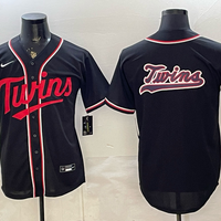 Men's Minnesota Twins Fashion Limited Black Out Jersey