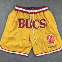 Men's Tampa Bay Buccaneers Yellow Pocket Shorts1