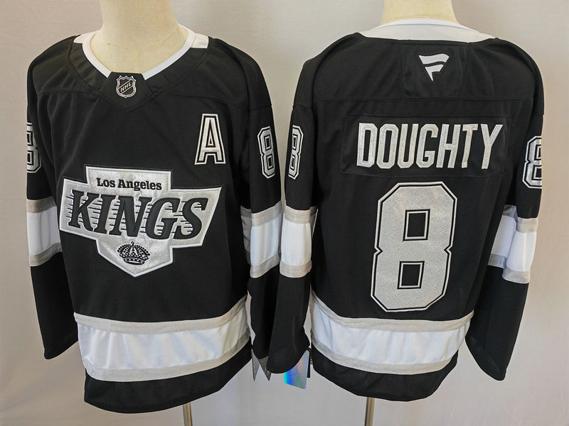 Men's Los Aneles Kings Drew Doughty #8 Black Game Jersey1