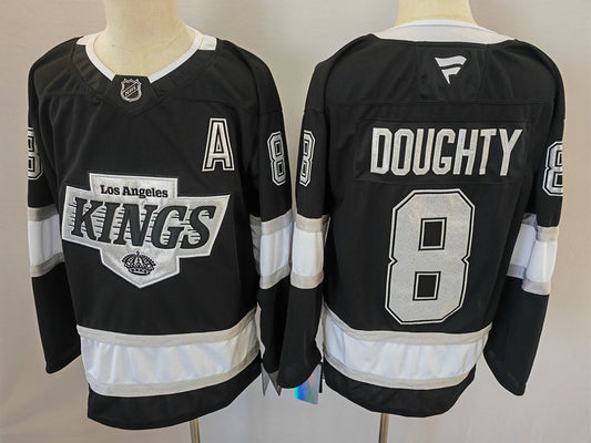 Men's Los Aneles Kings Drew Doughty #8 Black Game Jersey1