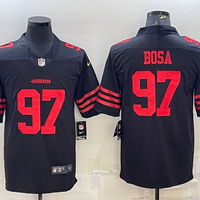 Men's San Francisco 49ers Nick Bosa #97 Black Player Jersey1