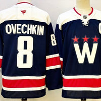 Men's Washington Capitals Alexander Ovechkin #8 Fanatics Navy Player Jersey
