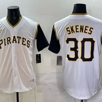 Men's Pittsburgh Pirates Paul Skenes #30 White Limited Player Jersey