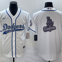 Men's Los Angeles Dodgers White Team Jersey1 Joint Edition