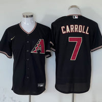 Men's Arizona Diamondbacks Corbin Carroll #7 Black Limited Player Jersey1